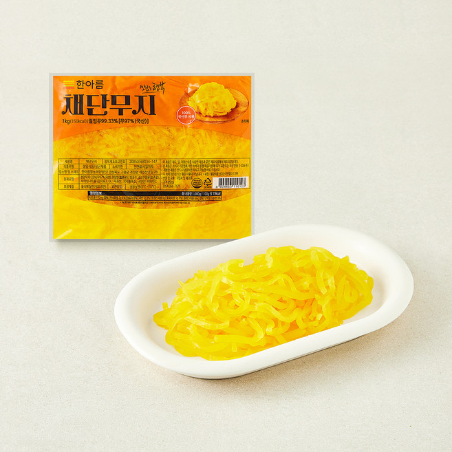 한아름 채단무지, 1kg, 1개