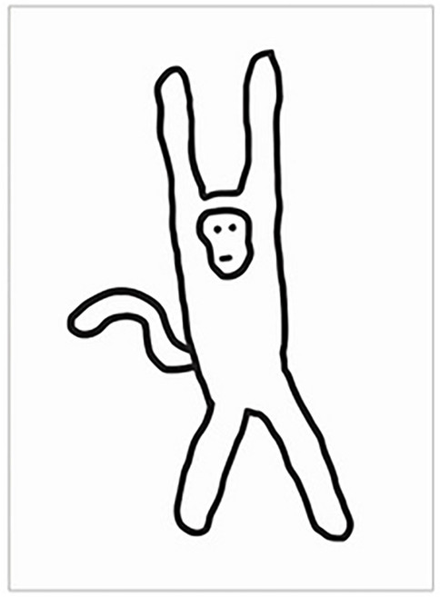 Market A 可愛線條畫海報 TYPE1, 沒有任何