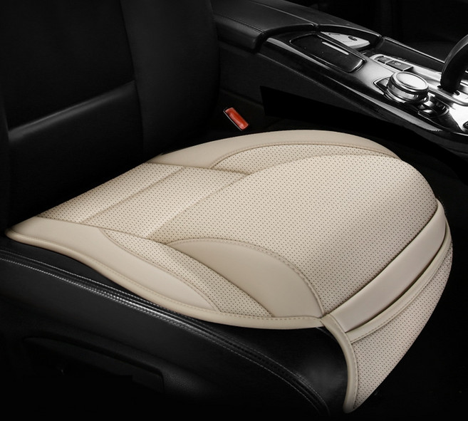 Ez2mk Perfect Care 四季車用座椅墊 坐墊 靠墊 MS-1680, 米色, 1個