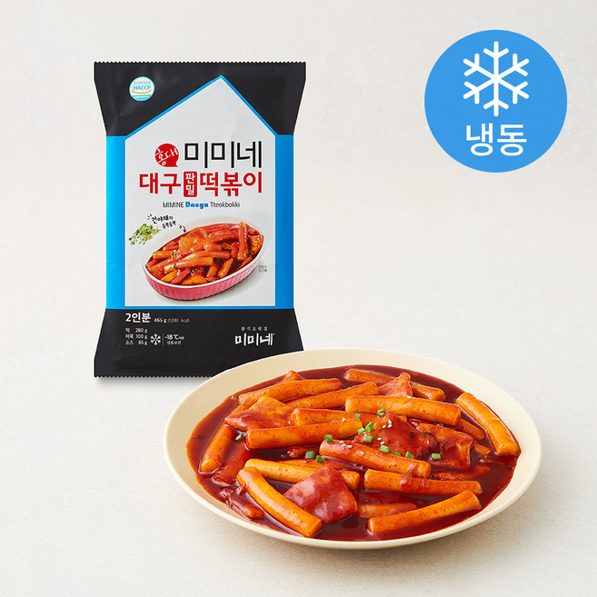미미네 대구 판밀떡볶이 (냉동), 465g, 1개