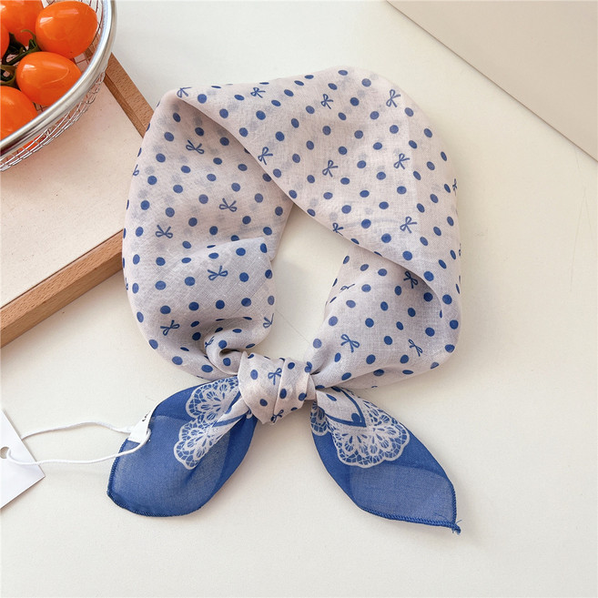 Marketpia 女性復古55絲巾手帕