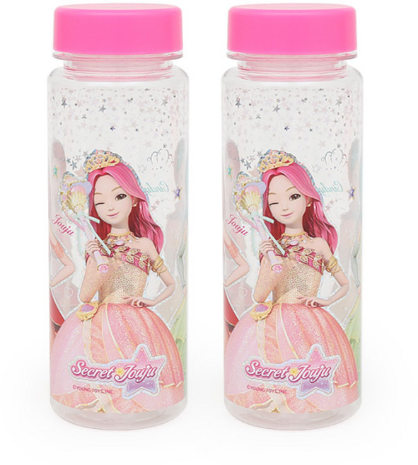 시크릿쥬쥬 엔젤 트라이탄 물통 PO149, 핑크, 500ml, 2개
