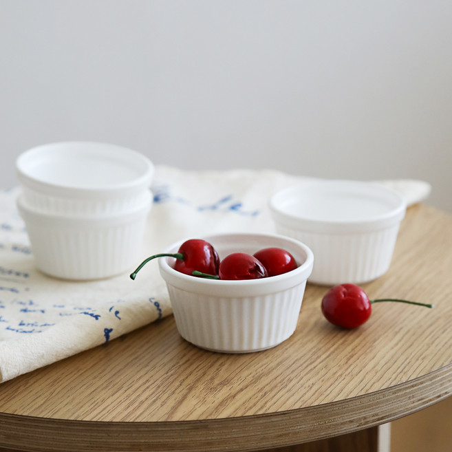 애스크제이 라보니 화이트웨어 라미킨 소스볼 S, 4개