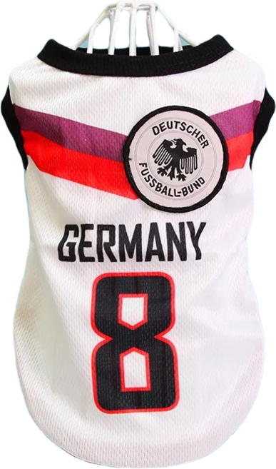 볼독 반려동물 축구복 티셔츠, 독일, 1개