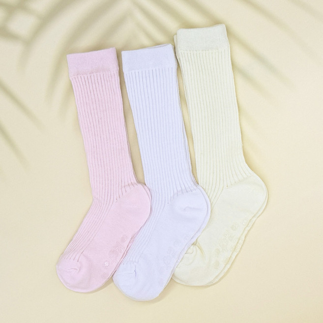 키즈퓨처 아동용 데일리 시스루 루즈 장목 아이돌핏 삭스 3켤레 세트