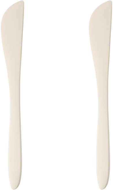 이지실리 실리콘 버터나이프, 화이트, 2개