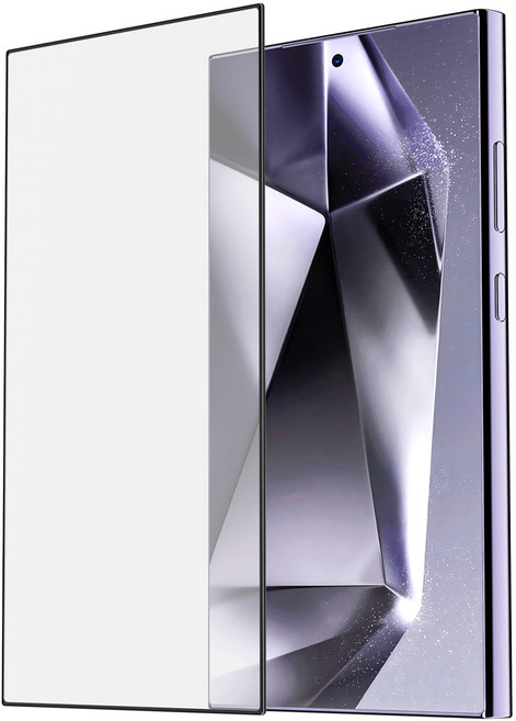 케이맥스 지문인식 풀글루 강화유리 휴대폰 액정보호필름 세트, 1세트