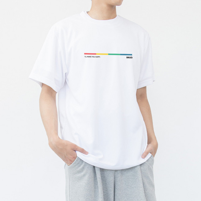 험블스튜디오 남성용 라운드넥 기능성 이너 여름 반팔 티셔츠 IMUD_30_300