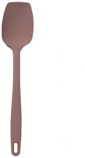 키친팩토리 파스텔 실리콘 사각요리스푼, 밀크코코아, 1개