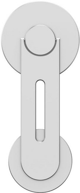 아이티스타일 360도 노트북 맥세이프 휴대폰 거치대, 1개, 실버