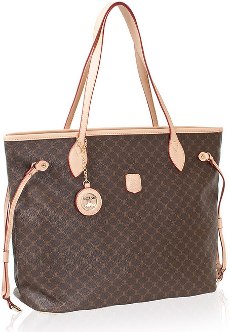 끄레앙 여성용 가죽콤비 쇼퍼백 S702