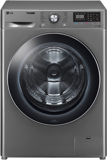 LG전자 트롬 세탁기 12kg 방문설치, F12VVAR, 모던 스테인리스