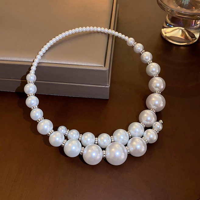 붓다베스트 여성용 뱅글 진주 목걸이