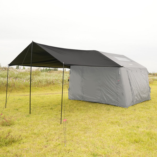 Swiss Mountain Away Airstay 充氣帳篷專用天幕組, 3~4人用, 黑色
