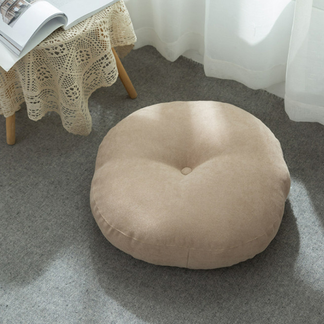 인테리어 원형 쿠션 소파, 베이지