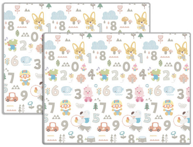 파크론 PE 웰빙 놀이방매트 2p, 뽀로로 숫자놀이