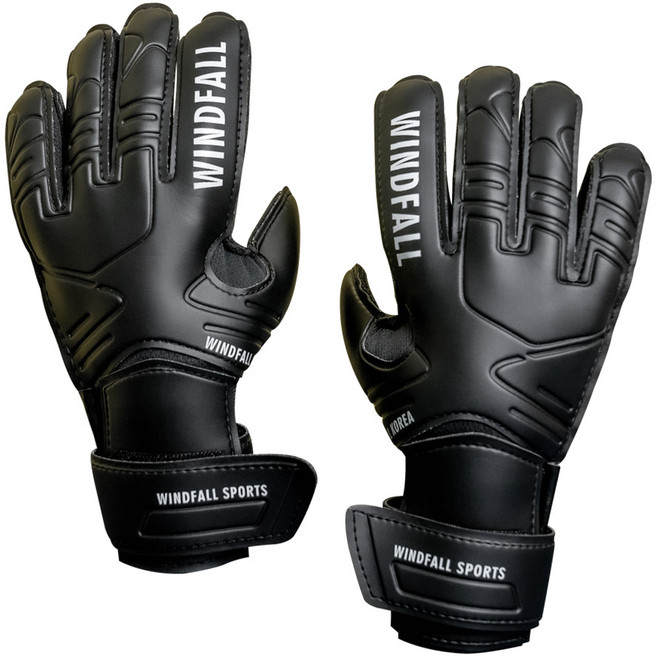윈드폴스포츠 SG 골키퍼장갑 양손착용, 블랙, 1개