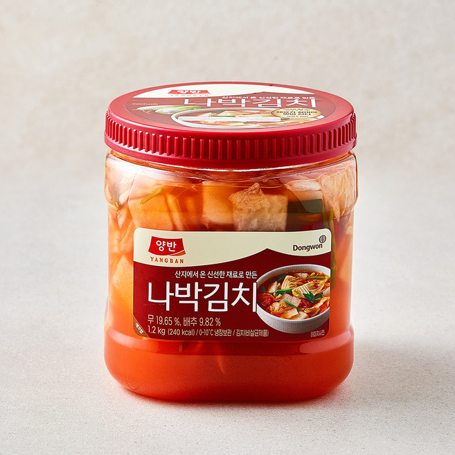 동원 양반 나박김치, 1.2kg, 1개
