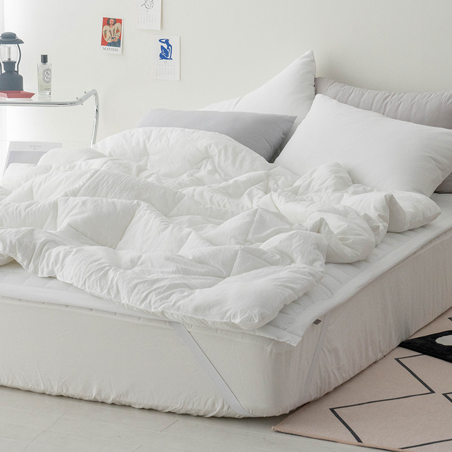 올리비아데코 크레용 워싱 차렵이불 + 베개커버 세트