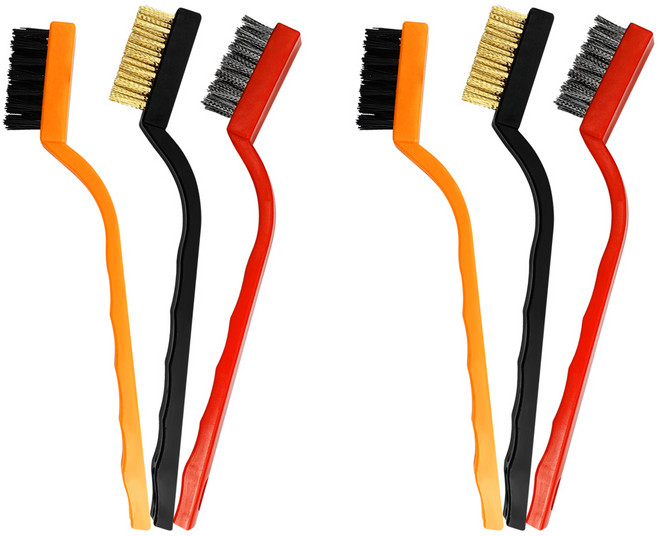 월드크린 와이어 브러쉬 3종 세트, 혼합색상, 2세트