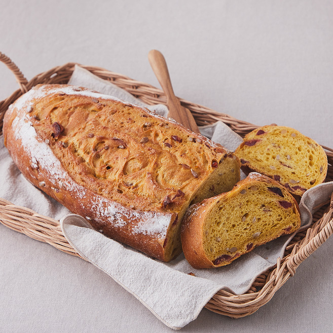 브로드카세 우리쌀 발효종 단호박 깜바뉴, 400g, 1개입, 1개