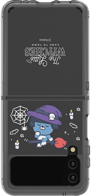 카카오프렌즈 리틀 위치스 투명 강화 휴대폰 케이스