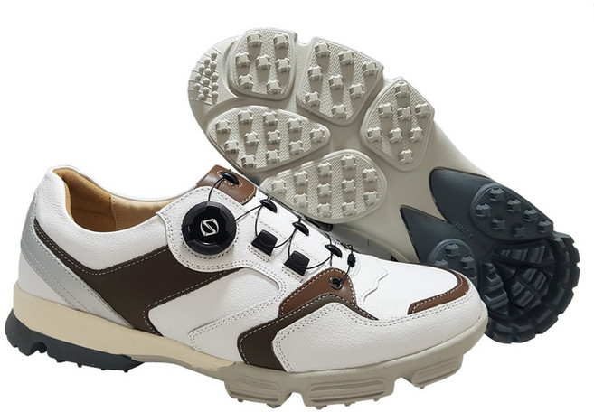 로카버 남성용 리더스 소가죽 다이얼 골프화