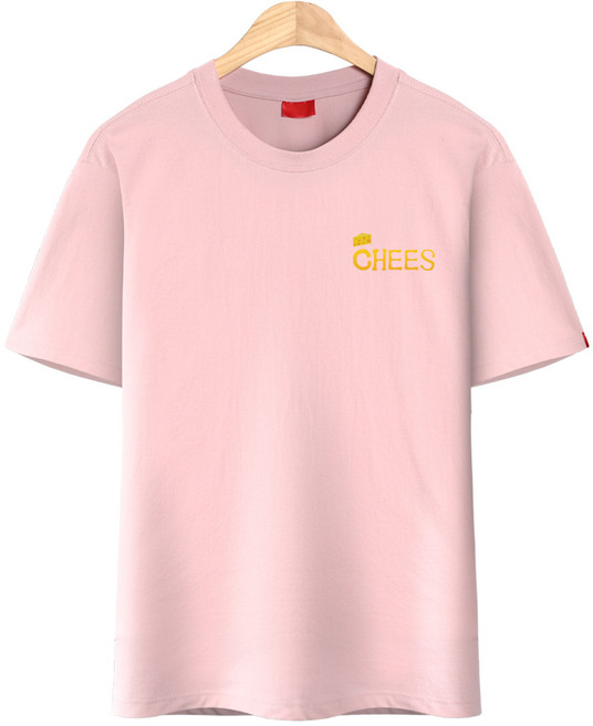 다꾸앙 남성용 통기성 크림치즈 반팔 티셔츠 E04DKA_DU3805