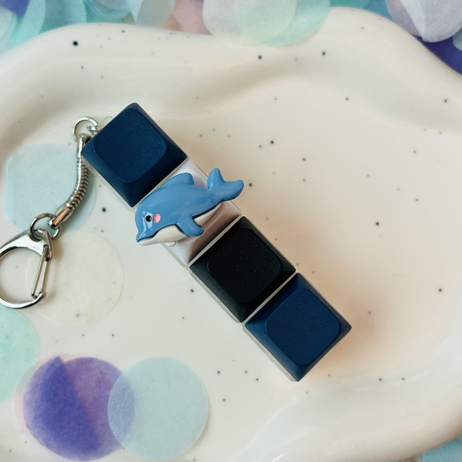 소리달 씨푸 수작업 바다친구들 키링 돌고래