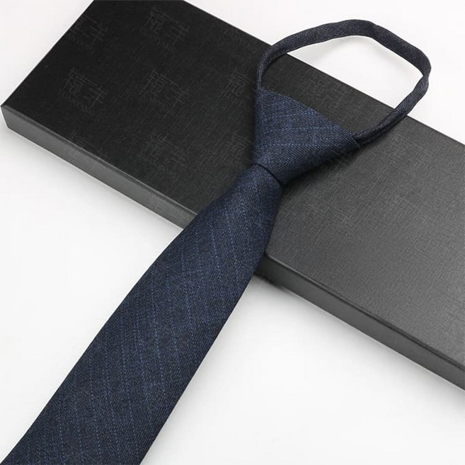 아펙토 클래식 지퍼 자동 정장 넥타이