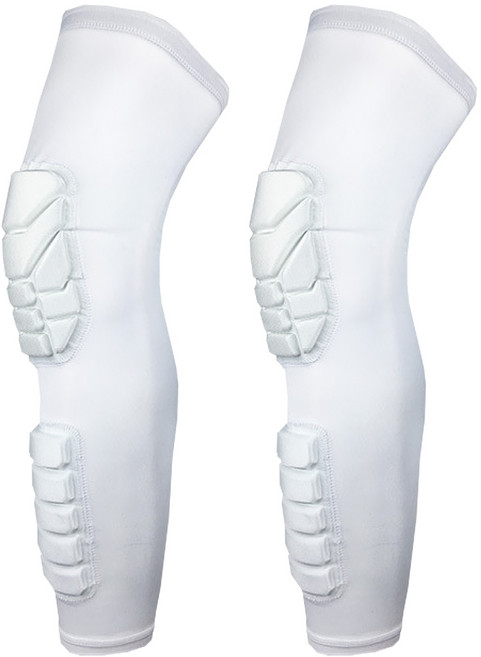 마켓A 무릎 정강이 다리 보호대 2p, 1세트, 화이트