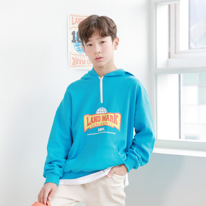 나나주니 남아용 랜드마크 후드 티셔츠
