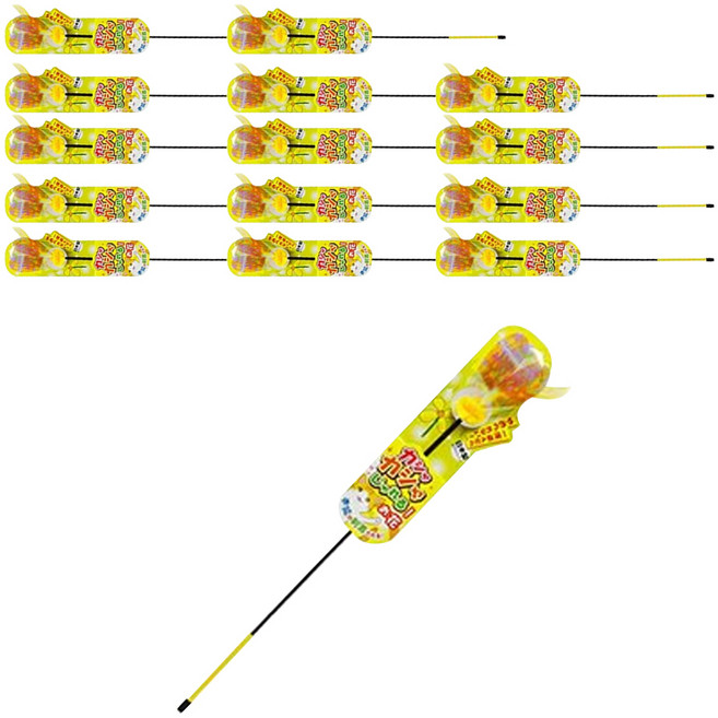 카샤카샤 고양이 재롱스틱 꽃, 혼합색상, 15개