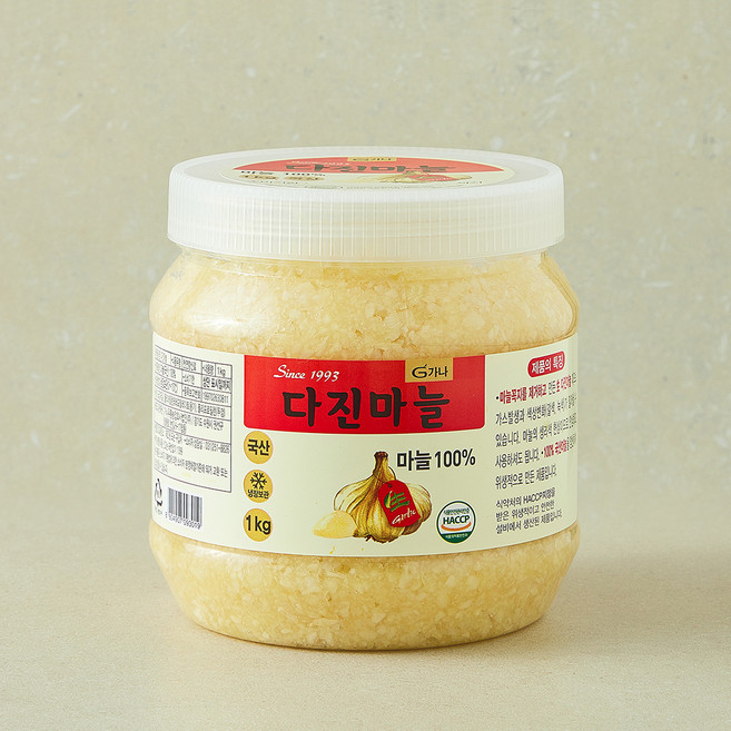 가나 다진마늘 PET, 1kg, 1개