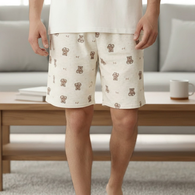 비에프엘 OUTDOOR 남성용 인조인견 파자마 5부 바지