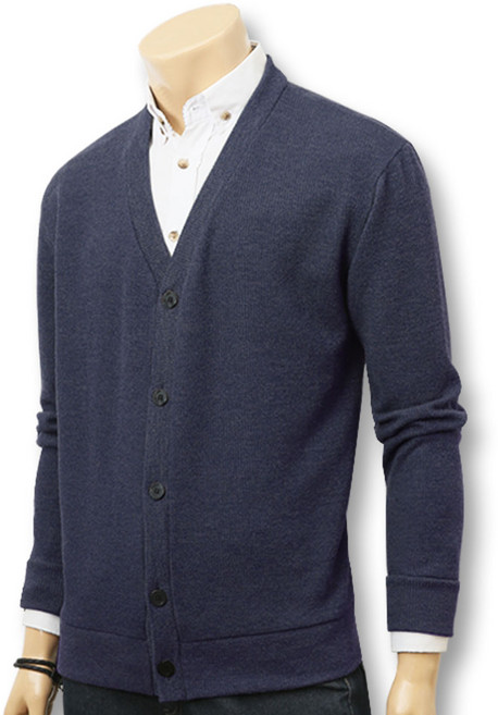 블루포스 남성용 프렌콥 오버핏 니트 무지 가디건