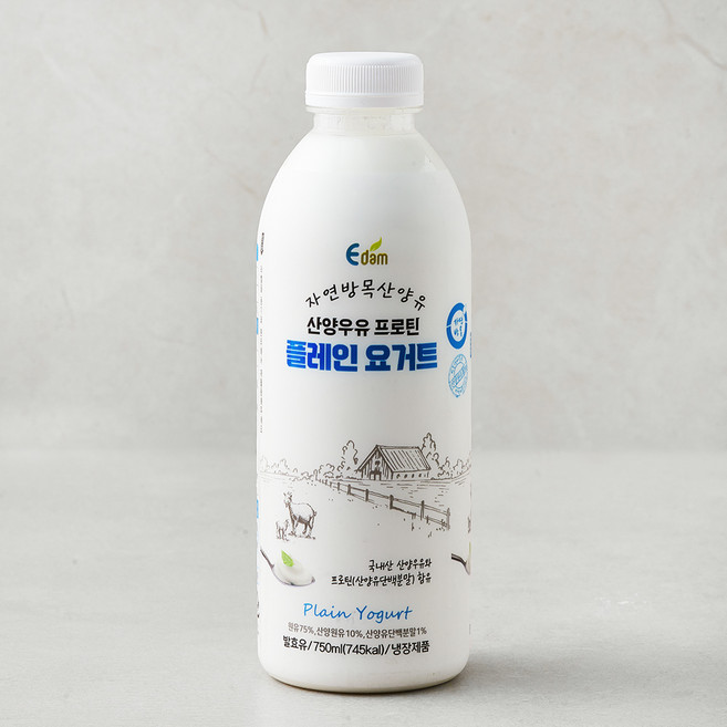 이담 산양우유 프로틴 플레인 요거트, 750ml, 1개입, 1개