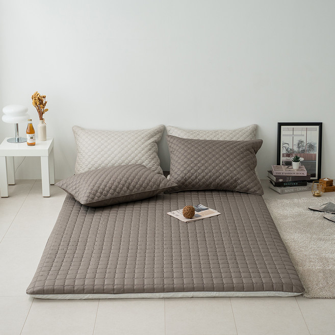 아이닉스 순면 세라지오 누빔 요커버, 다크브라운