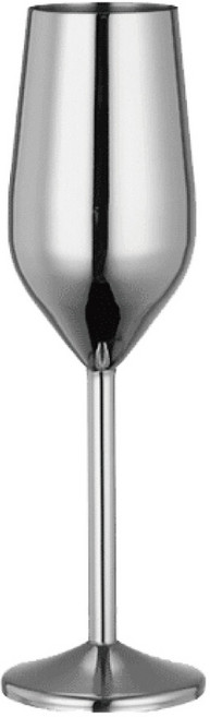스텐 샴페인잔 실버, 1개, 200ml