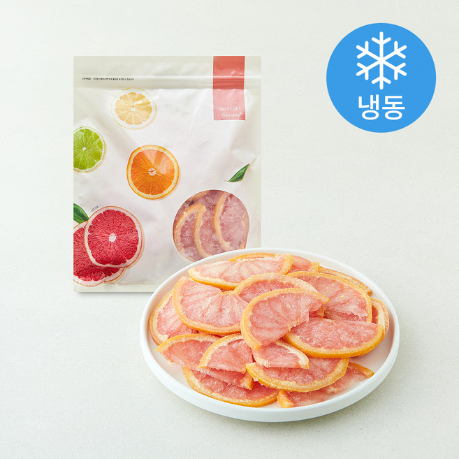 딜라잇가든 자몽 슬라이스 반태 (냉동), 1개, 400g
