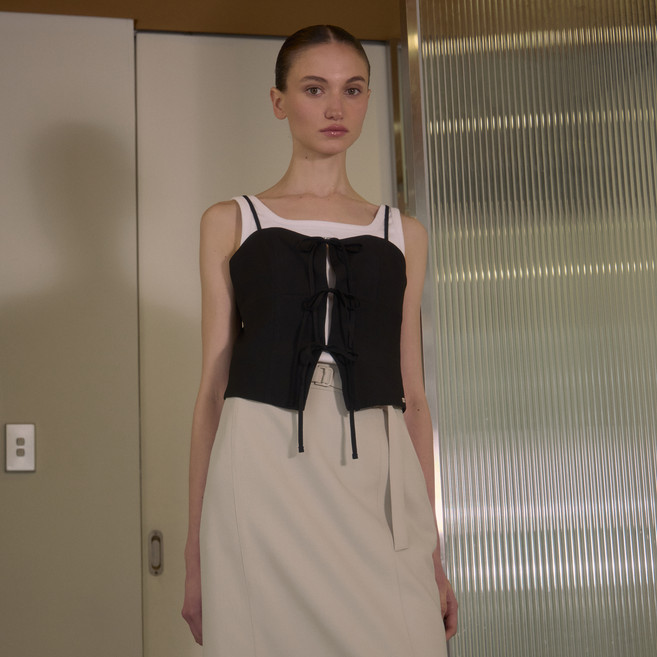 쥬시쥬디 여성용 타이 뷔스티에 JZBL321E