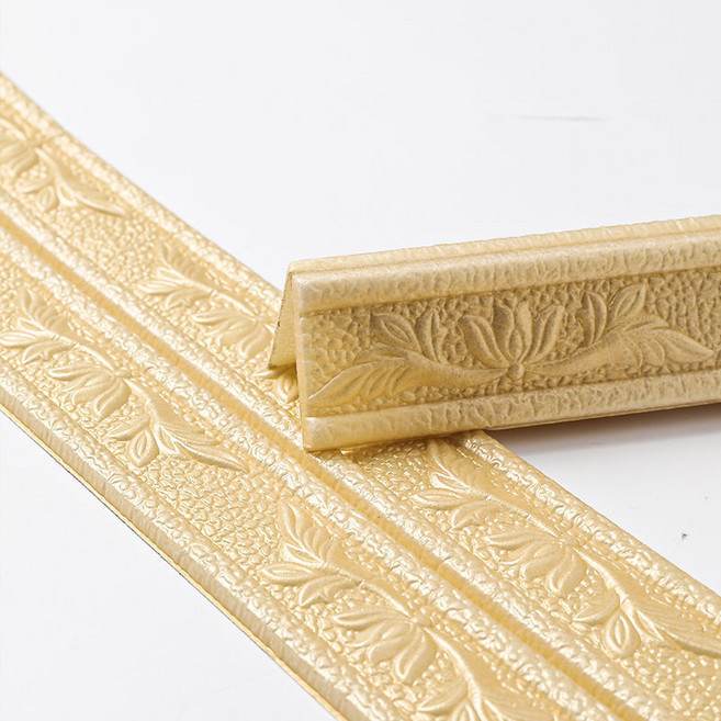 HOTDAYSOME 蓬鬆柔軟裝飾線板 8cm x 2.3m 2入, 香檳色