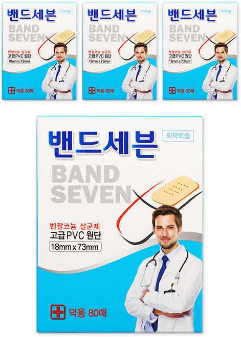 대일제약 밴드세븐 덕용, 4개