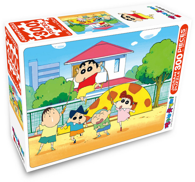 학산문화사 짱구 놀이터 직소퍼즐, 300피스, 혼합색상, 1개