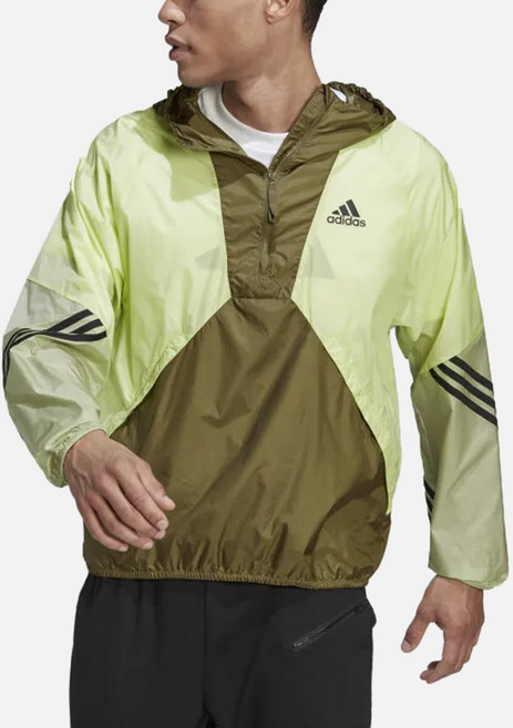 adidas 愛迪達 男款BTS W S防風連帽夾克