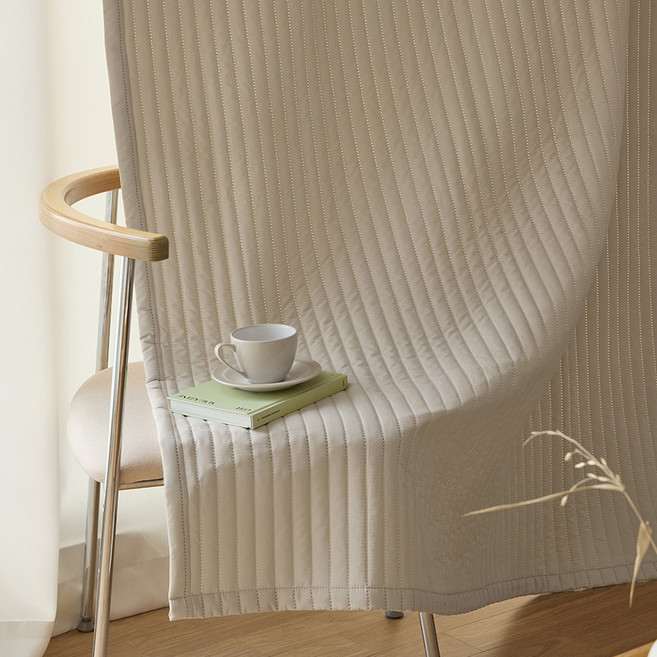 쉬즈홈 워머 3중직 패딩 바람막이 방한커튼 + 링집게