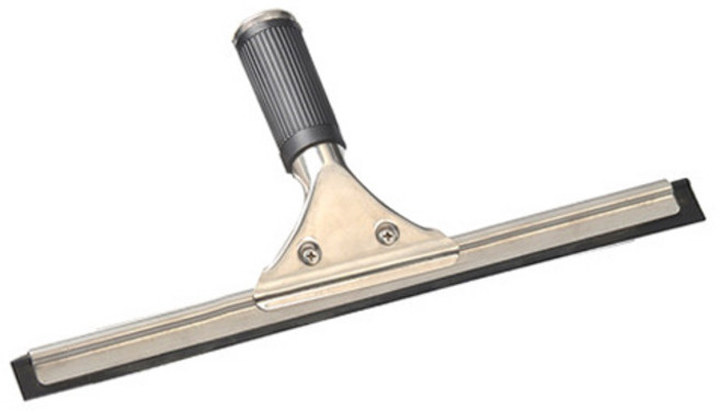 월드크린 원터치 스텐 스퀴지 45cm, 1개, 블랙