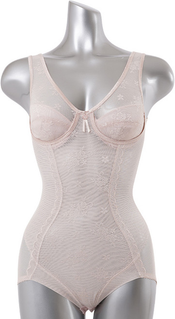 캐리루시 이중 브라컵 체형보정 바디슈트 올인원