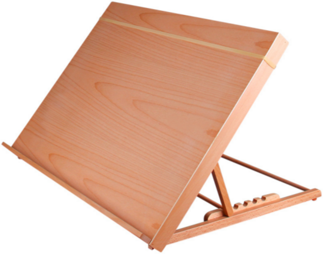 심플라인 책상 테이블 이젤