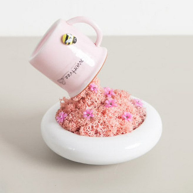 플라워트리 조화 스필스칸디아 수반, 핑크